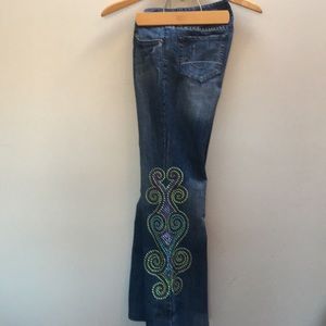 Mossimo Hand-painted by M. Stewart Jeans
